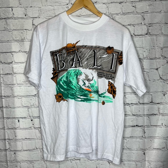 Vintage Bali Destination Graphic T-shirt Size Large - Picture 1 of 5